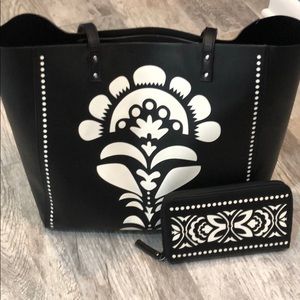 Vera Bradley tote bag and wallet